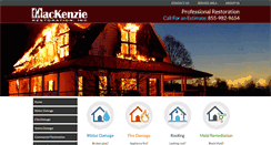 Desktop Screenshot of mackenzierestoration.com